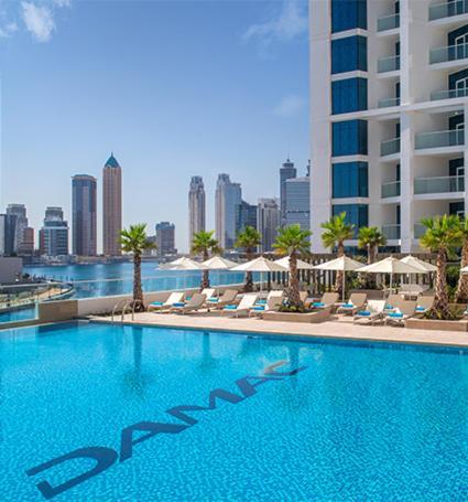 Ferienwohnung Royalton - Damac Maison Prive Dubai Exterior foto